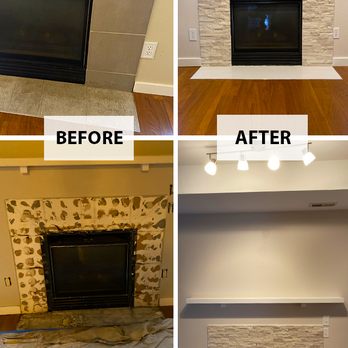 Task Logic - Fireplace mantel and tile installation - Painters Near Me Task Logic - Fireplace mantel and tile installation - Painters Near Me