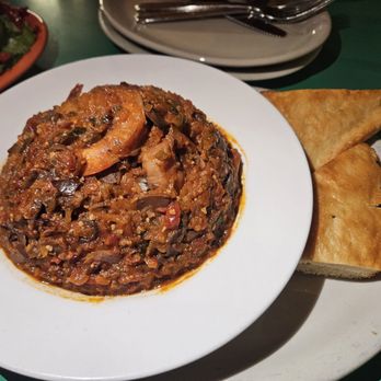 Cafe Rio - Shrimp jambalaya with rice - Pizza Near Me - Ruidoso, New Mexico