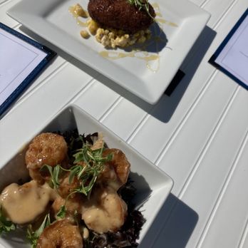Cafe Bernie - Crab cake and mango shrimp - Beer, Wine & Spirits Near Me - Miami Beach, Florida