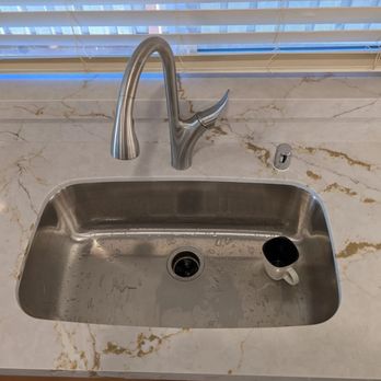 Solo Tile & Stone - Sink after plumbing - Countertop Installation Near Me - Hayward, California