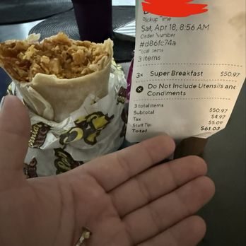 California Burrito - Antioch - The bolt I found in my food - Mexican Near Me - Antioch, California