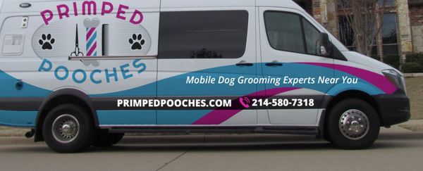 primped pooches mobile dog spa