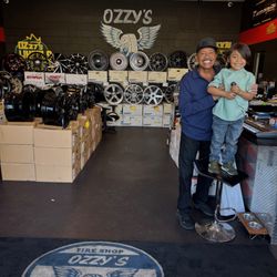 Ozzy's Wheels and Tires - Oren Waters. Thanks for stopping by. Abel loved his Gift.