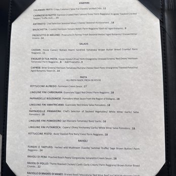 Tua Pasta - Menu - Italian Near Me - Bartow, Florida