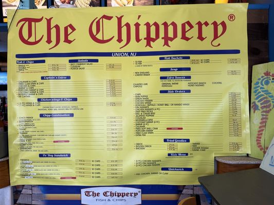 Menu photo 1 The Chippery - Union Union, NJ