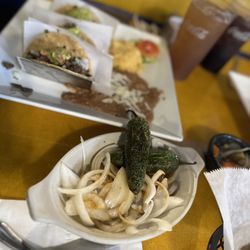 Restaurant Vallarta - Street tacos with Chiles toreados
