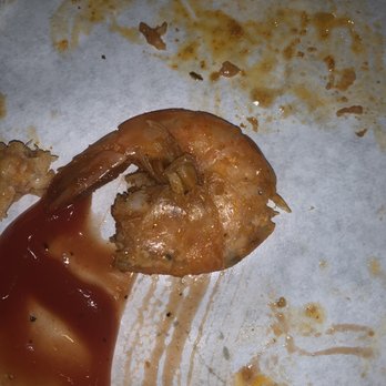 Seafood and Crawfish - Super soggy, lost of space between shell. Most of my bag was similar to this shrimp. - Seafood Near Me - Riverside, California