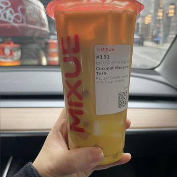 MIXUE - Coconut mango and taro with pudding topping - Bubble Tea Near Me - New York, New York MIXUE - Coconut mango and taro with pudding topping - Bubble Tea Near Me - New York, New York