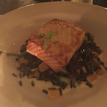 The Smith - Salmon with wild rice - New American Near Me - New York, New York The Smith - Salmon with wild rice - New American Near Me - New York, New York