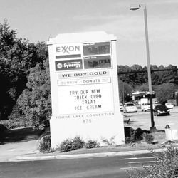 Exxon - Its next door to the Dunkin Donuts right b4 you get on I-575