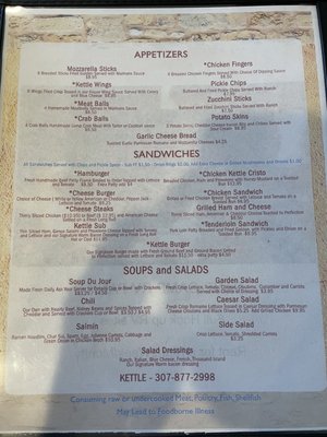 Menu photo 4 Kettle Kemmerer, WY Menu photo 4 Kettle Kemmerer, WY