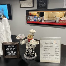 Sherrilli’s Pizzeria - Extra sides & funny signs