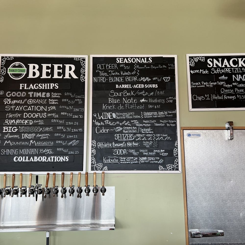 Thirsty Street Brewing - Menu - Brewpubs Near Me - Billings, Montana