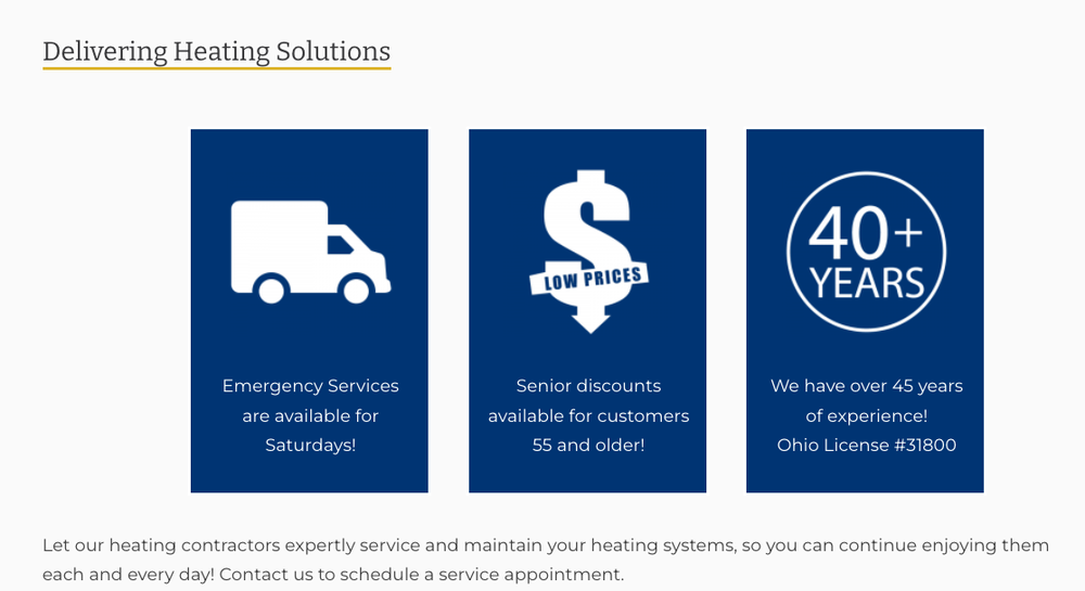 Slide of M & S Heating Service