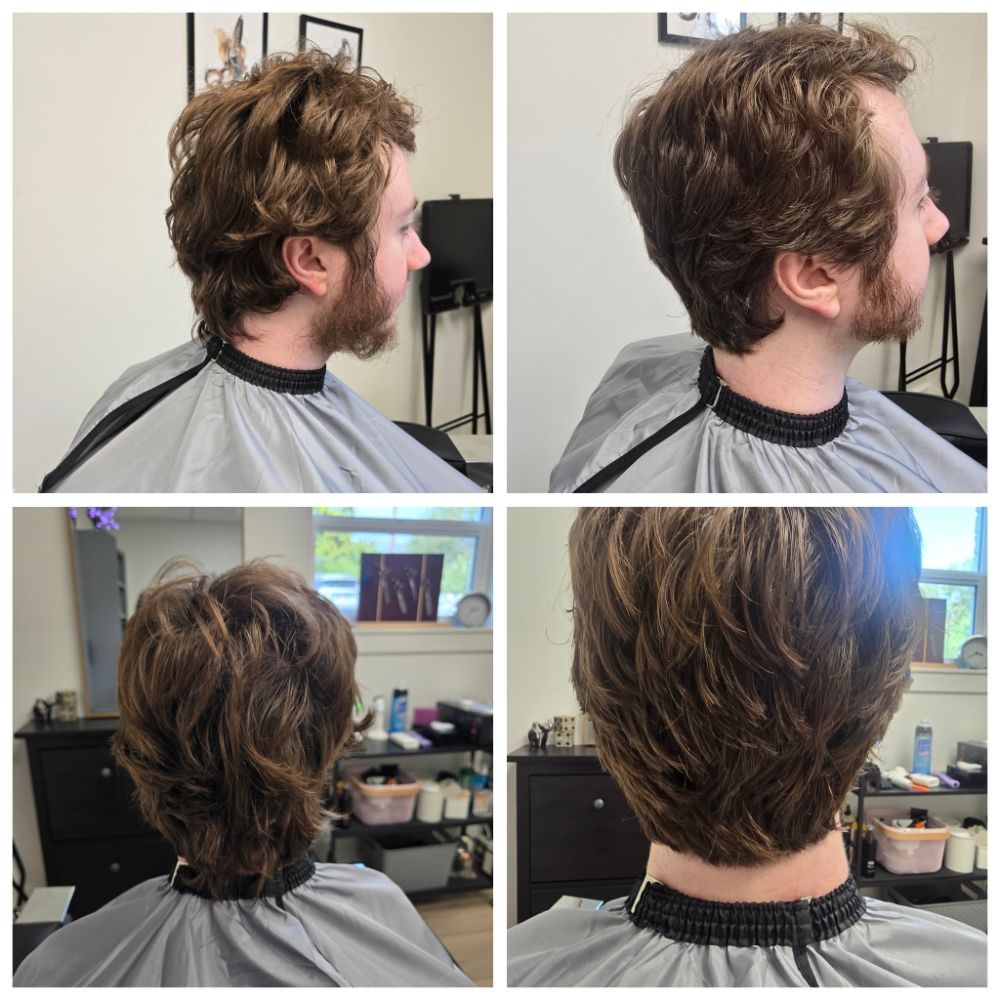 Blade & Bloom Hair Studio Logo