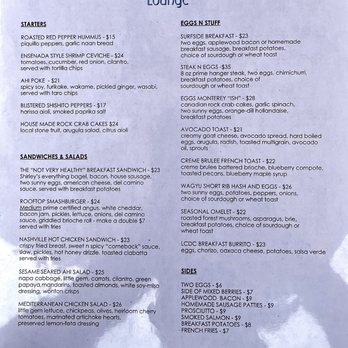 The Rooftop Lounge - Rooftop Lounge restaurant menu - Lounges Near Me - Laguna Beach, California The Rooftop Lounge - Rooftop Lounge restaurant menu - Lounges Near Me - Laguna Beach, California