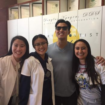 Sean Truong, DDS - Sarah (the far left), Michelle (on the left), and Abby (on the right). These intelligent and hard working women play a major role in here! - Orthodontists Near Me - Westminster, California Sean Truong, DDS - Sarah (the far left), Michelle (on the left), and Abby (on the right). These intelligent and hard working women play a major role in here! - Orthodontists Near Me - Westminster, California