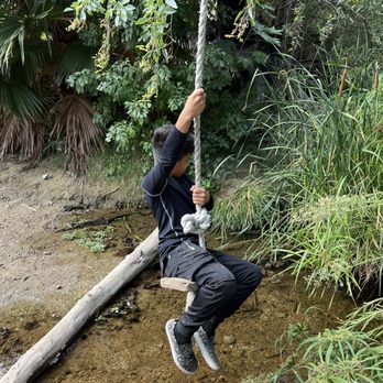 Limekiln Canyon Trail - Monkey kid on swing - Hiking Near Me - Northridge, California Limekiln Canyon Trail - Monkey kid on swing - Hiking Near Me - Northridge, California