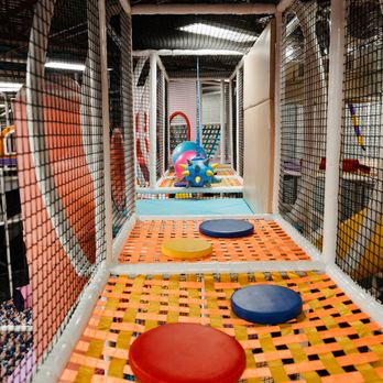 Just Play - Tunnels and obstacles in our 3 level playground - Indoor Playcenter Near Me - Dexter, Michigan