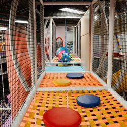 Just Play - Tunnels and obstacles in our 3 level playground