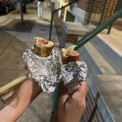 The Pretzel Twist - Best hot dog stand in Baltimore! The owners are super personable. I've been coming here since 2021 and they never disappoint.