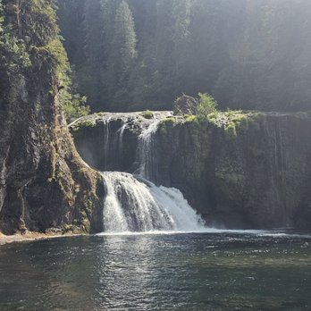 Lewis River Falls - Middle falls - Hiking Near Me - Cougar, Washington