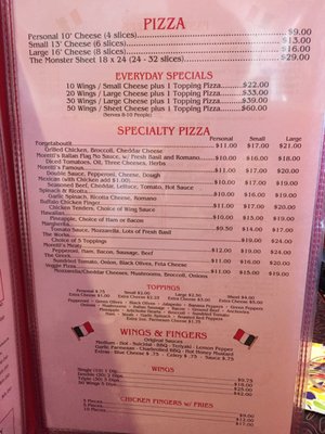 Menu photo 1 Moretti's Pizzeria & Bar Mauldin, SC