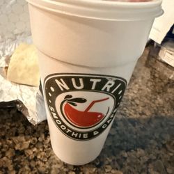 Nutri Smoothie & Cafe - Purple freeze smoothie with yogurt