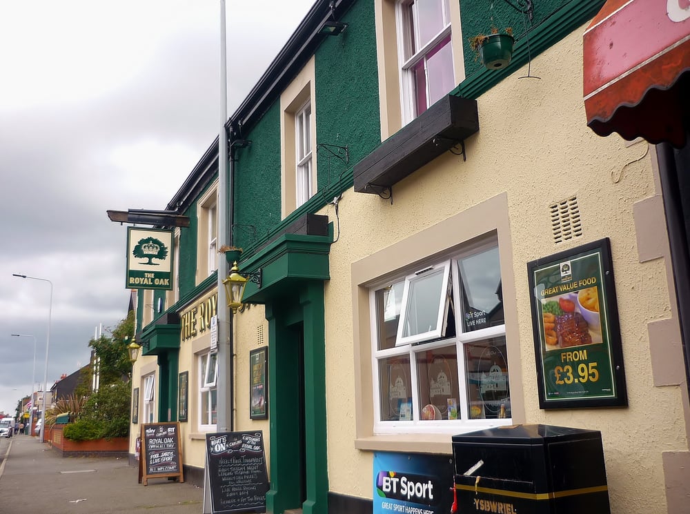 THE ROYAL OAK Pubs 159161 Wellington Road, Rhyl, Denbighshire