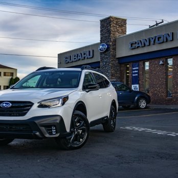 Twin Falls Subaru - 2020 Subaru Outback Onyx in front of the Car Dealership - Car Dealers Near Me - Twin Falls, Idaho