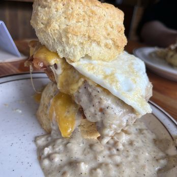 Pine State Biscuits - The Moneyball with egg - Breakfast & Brunch Near Me - Portland, Oregon