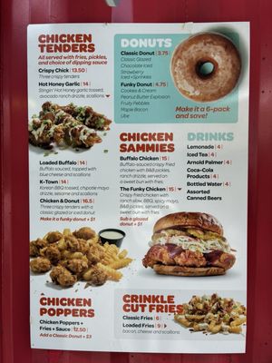Menu photo 1 Everglazed Chicken and Donuts Tampa, FL Menu photo 1 Everglazed Chicken and Donuts Tampa, FL