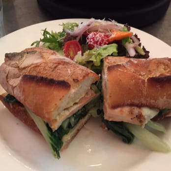 Posto Pubblico - The De Blasio sandwich (grilled chicken, sautéed greens, and mozzarella cheese) - Italian Near Me - Hong Kong, HK