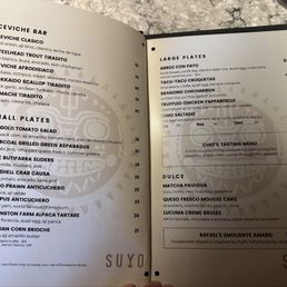 Menu Menu
