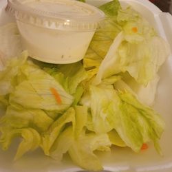 Lettuce aka the salad.