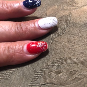 Starlight Nails Salon - Dimpled, sloppy and uneven paint job on nails. - Nail Salons Near Me - La Puente, California