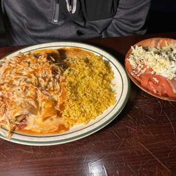 Rosalia's Mexican Restaurant - Loved the Enchiladas Rancheros with side salad. - Mexican Near Me - Orangeburg, South Carolina