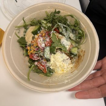 CAVA - Salad bowl with salmon (full portion ) - Mediterranean Near Me - Irvine, California CAVA - Salad bowl with salmon (full portion ) - Mediterranean Near Me - Irvine, California