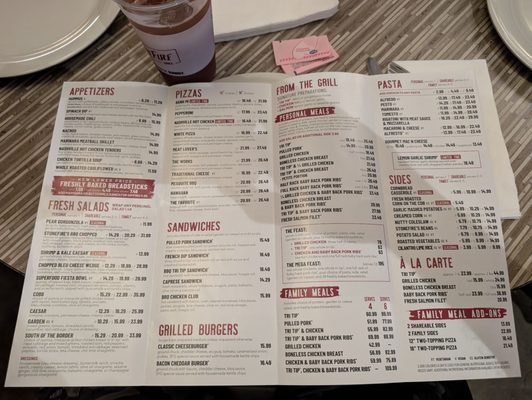 Menu photo 1 Stonefire Grill Fountain Valley, CA