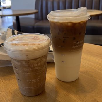 Starbucks - Caramel macchiato Salted caramel mocha w/ extra shots - Coffee & Tea Near Me - Allen, Texas Starbucks - Caramel macchiato Salted caramel mocha w/ extra shots - Coffee & Tea Near Me - Allen, Texas