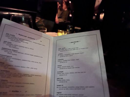 Menu photo 2 The Black Cat Los Angeles, CA