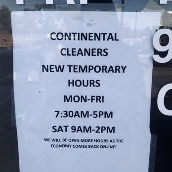 Continental Cleaners - Limited COVID hours - Dry Cleaning Near Me - Colorado Springs, Colorado Continental Cleaners - Limited COVID hours - Dry Cleaning Near Me - Colorado Springs, Colorado