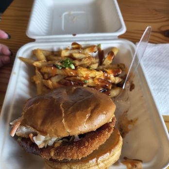 Big Kahuna - Katsu sandwich with the loaded fries - Burgers Near Me - Lexington, Kentucky