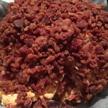 Home Plate Cooking - 5 lb bowling ball of bacon covered pimento cheese - Desserts Near Me - Helena, Alabama Home Plate Cooking - 5 lb bowling ball of bacon covered pimento cheese - Desserts Near Me - Helena, Alabama