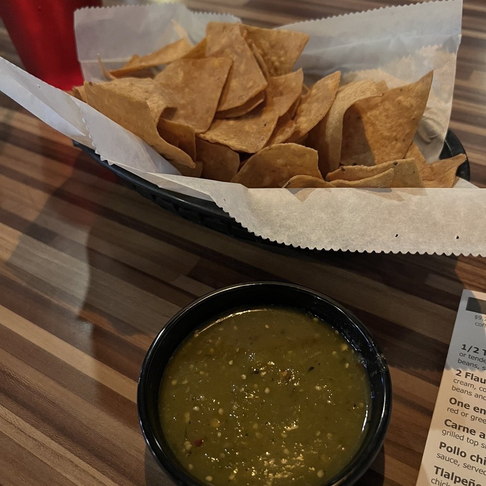 Achiote - Chips and green salsa - Mexican Near Me - San Ysidro, California Achiote - Chips and green salsa - Mexican Near Me - San Ysidro, California