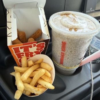 Burger King - 8 Pc. Chicken Fries French Fries Coke Freezee King - Burgers Near Me - Pasadena, California