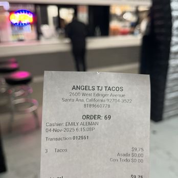 Angel's Tijuana Tacos - Ah this is a sign - Tacos Near Me - Santa Ana, California