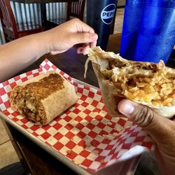 Armando's Taco & Pasta Shop - Tempura fish burrito