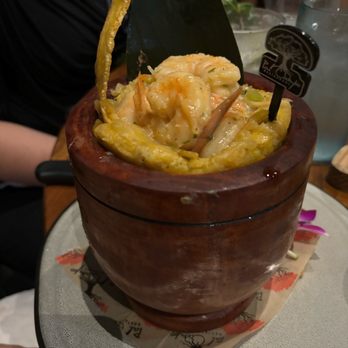 Pal Campo Restaurant - Stuffed mofongo w/shrimp al ajillo (in garlic sauce) - Puerto Rican Near Me - Lake Mary, Florida Pal Campo Restaurant - Stuffed mofongo w/shrimp al ajillo (in garlic sauce) - Puerto Rican Near Me - Lake Mary, Florida