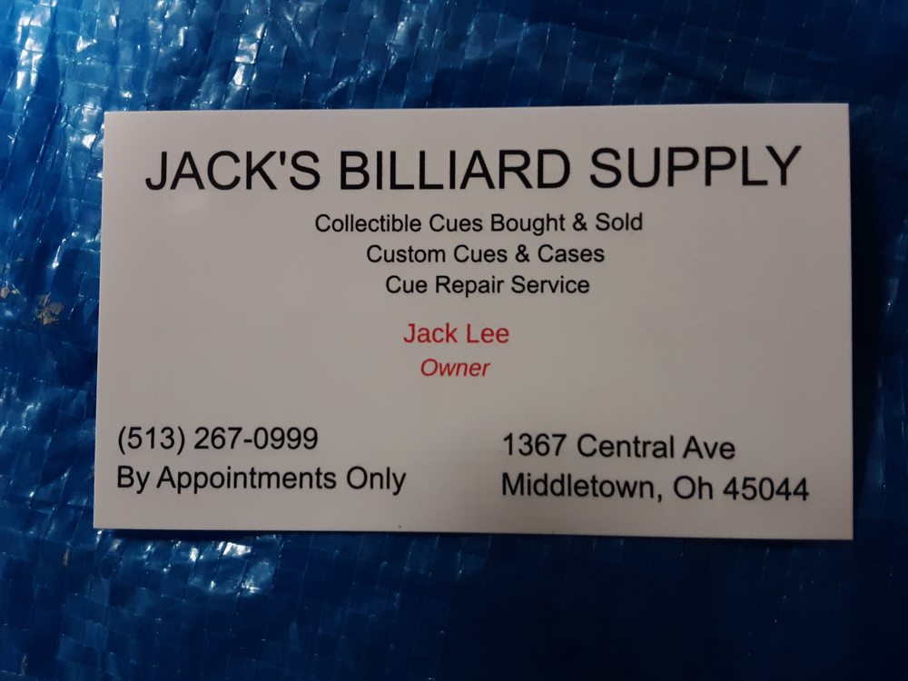 JACK’S BILLIARDS SUPPLY Updated July 2024 1367 Central Ave